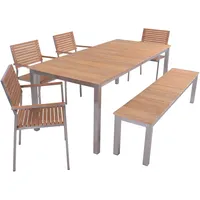 Garden Pleasure Dallas Set 6-tlg. Braun