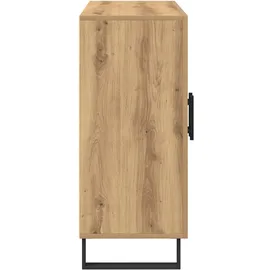 vidaXL Sideboard mit 3 Türen Artisan Eiche 90x34x80 cm Holzwerkstoff