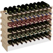 Relaxdays Weinregal 103 x 25 x 73 cm Natur