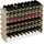 Relaxdays Weinregal 103 x 25 x 73 cm Natur