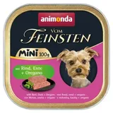 Animonda vom Feinsten Adult Mini mit Rind, Ente + Oregano Hundefutter nass