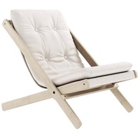 Karup Design »Boogie OUT«, Gartenstuhl, schnell trocknende und wasserabweisender Sitzauflage weiß