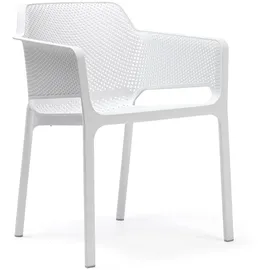 Nardi Net Stapelsessel 60,5 x 58,5 x 80 cm bianco