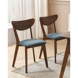 Beliani Esszimmerstuhl 2er Set Erie