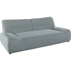 2,5-Sitzer DOMO COLLECTION "Cesena modern, elegant und zeitlos, komfortabel, flache Armlehnen", grau, B:224cm H:81cm T:109cm, Sofas, fester Sitzkomfort