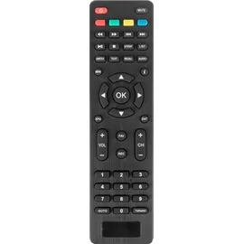 Echosat OM-20900M – HD Sat-Receiver (DVB-S/DVB-S2, USB Mediaplayer, Scart, HDMI, 4-stelliges Display, EPG, 2 × USB) – Schwarz