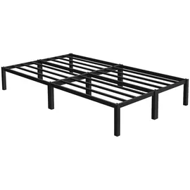 ML-Design Metallbett 120x200 cm Stahlrahmen mit Lattenrost, Schwarz Bettgestell
