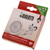 Bialetti 3 x Dichtungsringe inkl. Filtersieb