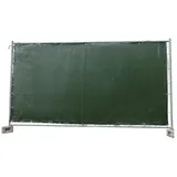 boni-shop Bauzaunplane 1,76 x 3,41 m Grün