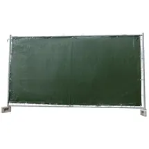 boni-shop Bauzaunplane 1,76 x 3,41 m Grün