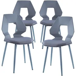 2er 4er Set Design Stühle Esszimmerstühle Küchenstühle Wohnzimmerstuhl Bürostuhl Kunststoff