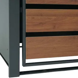 MCW Mülltonnenverkleidung J81 73 x 117 x 98 cm braun