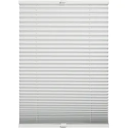 Plissee "Thermo Plissee Ella", weiß, B:50cm H:130cm, Obermaterial: 100% Polyester, SCHÖNER WOHNEN-KOLLEKTION, Plissees, verschraubt, energiesparend, Thermo Rückseite