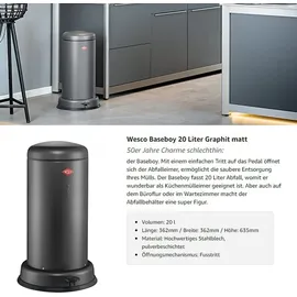 Wesco Baseboy 20 l graphit matt
