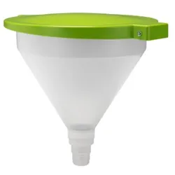 PRESSOL Trichter Ø 424mm - Grüne Abdeckung, transparent