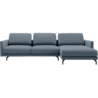 hülsta sofa Ecksofa hs.414 blau|grau 280 cm x 91 cm x 172 cm