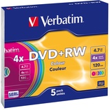 Verbatim DVD+RW 4,7GB 4x 5er Jewelcase
