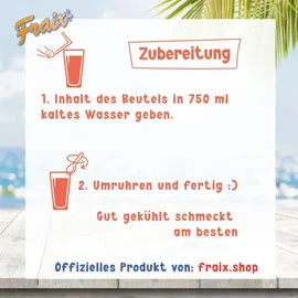 TSI Consumer Goods GmbH FRAIX Getränkepulver 6 Sorte Mixed (30er Pack x 100g) Vorteilspack