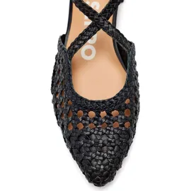 Gioseppo Leskovic Ballerinas aus Leder, Blau, mit Schnürung für Damen, Schwarz, 40 EU