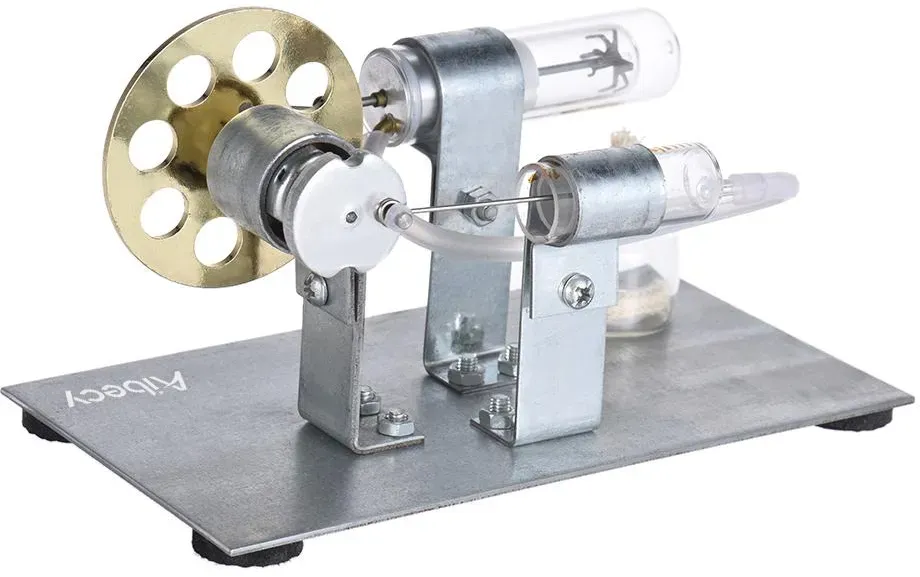 Aibecy Mini-Heißluft-Stirlingmotor-Motormodell, Stream-Power-Physik-Experiment, Lernspielzeug