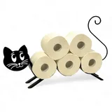 DanDiBo Ambiente DanDiBo Toilettenpapierhalter Stehend Katze Klopapierhalter 96622 WC Rollenhalter Freistehend WC Papierhalter Toilettenpapierständer