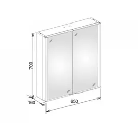 Keuco Royal Match 65 cm silber eloxiert