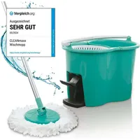 Clean Maxx Power-Wischmopp türkis