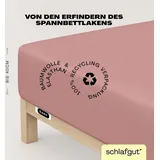 schlafgut Easy Jersey Elasthan Boxspring 120 x 200 - 130 x 220 cm purple mid