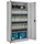 Tectake tectake® Aktenschrank, aus pulverbeschichtetem Stahl, 4 höhenverstellbare Einlegeböden, 180 x 80 x 40 cm