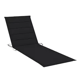 vidaXL Sonnenliegen 2 Stk. mit Auflagen Massivholz Akazie