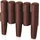 Prosperplast Palisade Beetumrandung 2,7 m braun