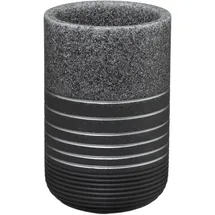 5 five simply smart Zahnputzbecher Grau/Silber