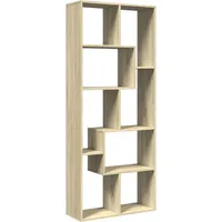 vidaXL Bücherregal Raumteiler 67 x 25 x 161,5 cm Braun