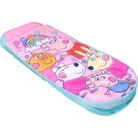 Character World aufblasbares 2-in-1-Bett mit integriertem Schlafsack | PEPPA PIG Sunny