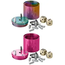 Bestsaller SUPER SIX Würfelspiel Aluminum 2-teilig