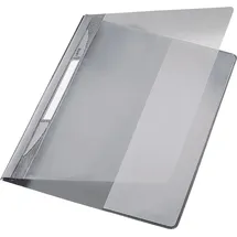 Leitz Schnellhefter Exquisit, A4 Überbreite, PVC, grau