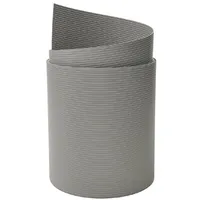 zaun|zu® Sichtschutzstreifen 2,55 m x 19 cm grau Metall 2 St.
