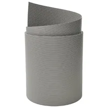 zaun|zu® Sichtschutzstreifen 2,55 m x 19 cm grau Metall 2 St.