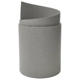 zaun|zu® Sichtschutzstreifen 2,55 m x 19 cm grau Metall 2 St.