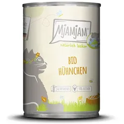 MjAMjAM - BIO für Katze 400g MjAMjAM Katze Sparpaket 12x400g BIO Hühnchen
