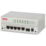 Roline 21.14.3523 Netzwerk-Switch Managed Gigabit Ethernet (10/100/1000) Grau