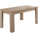 Kulissentisch >Monzi< (ausziehbar) in eiche sägerau - 110x78x60cm (BxHxT)