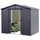 Floraworld Gartenhaus 2 x 2,36 m Anthrazit