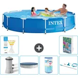 Frame Pool Rund - 366x76 Cm - 7-teilig  S304