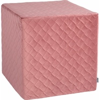 H.O.C.K. Sitzwürfel »Soft Nobile«, (1 St.), 45/45/45 cm, rosa