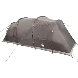 vidaXL Tunnelzelt 6 Personen Braun