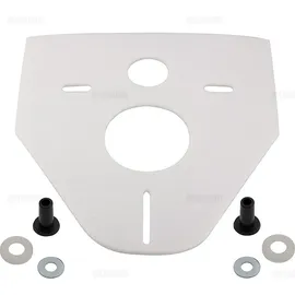 Otto Haas Haas Schallschutzset für Wand-WC, Bidet Standard, 4mm, weiß, 422 x 372 mm