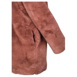 URBAN CLASSICS Teddy Mantel Dark Rose 3XL