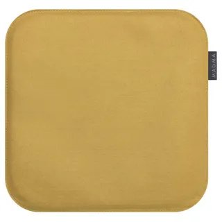 Magma Heimtex MAGMA Sitzkissen Avaro Uni senf, 35x35x2 cm