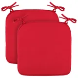 BestLivings Sitzauflage 38 x 38 x 2 cm rot 2-tlg.